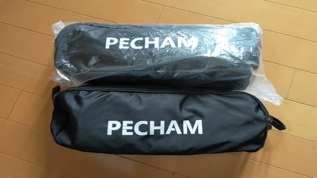 PECHAMアウトドアチェアの箱と収納袋